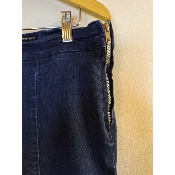 JUDY BLUE Super Flare Fit Denim Capri Jeans Plus Sz 14W Festival Bohemian Hippie - Picture 3 of 9